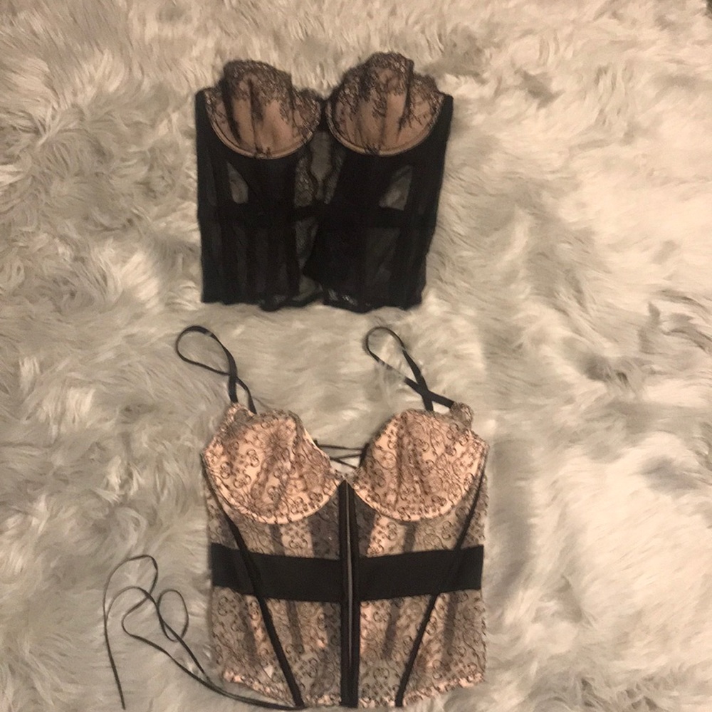 Two NEW WITH TAGS Victoria Secret Corsets